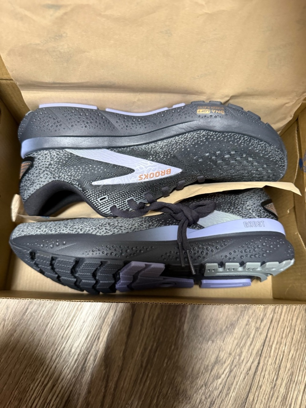 Brooks Ghost 16 Women’s Running Shoes - Ebony/Lavender/Copper